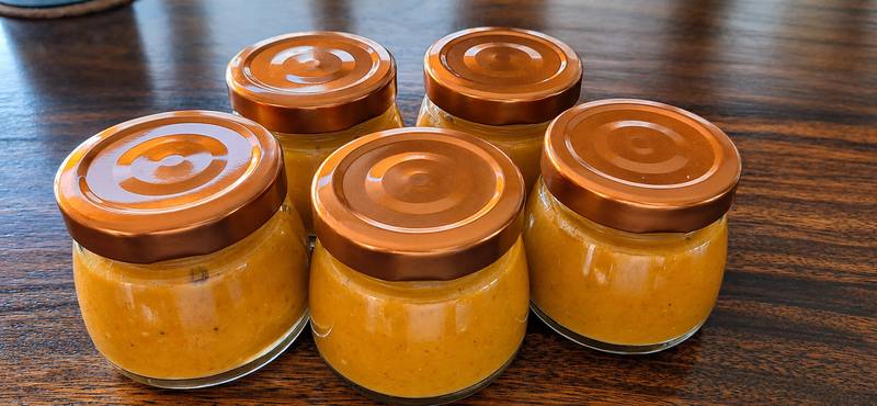 House pepper sauce, jarred and ready